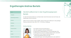 Desktop Screenshot of ergotherapiepraxis-bartels.de