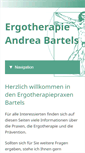 Mobile Screenshot of ergotherapiepraxis-bartels.de